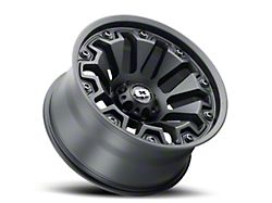 Vision Off-Road Armor Satin Black with Black Bolt Inserts 6-Lug Wheel; 20x9; 0mm Offset (21-24 Yukon)