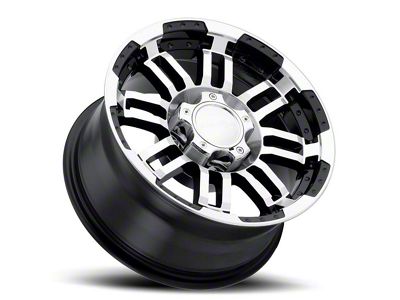 Vision Off-Road Warrior Gloss Black Machined 6-Lug Wheel; 18x8.5; 18mm Offset (2024 Ranger)