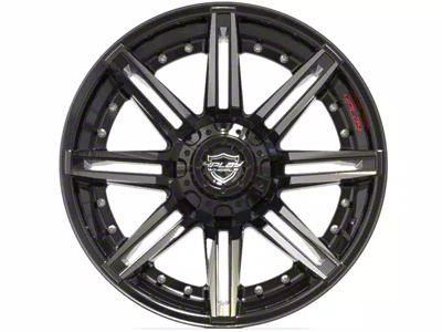 4Play 4P08 Brushed Black 6-Lug Wheel; 20x10; -18mm Offset (23-24 Canyon)