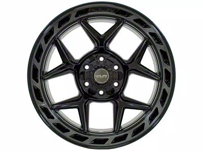 4Play 4P55 Brushed Black 6-Lug Wheel; 20x12; -44mm Offset (15-20 Tahoe)