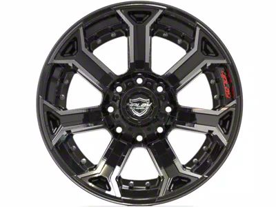 4Play 4P70 Brushed Black 6-Lug Wheel; 20x10; -18mm Offset (23-24 Canyon)