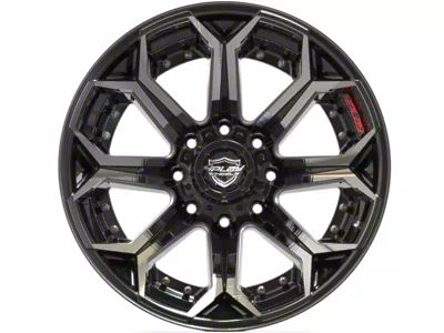 4Play 4P80R Brushed Black 6-Lug Wheel; 20x10; -18mm Offset (23-24 Canyon)