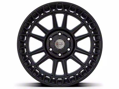 4Play 4PS12 Satin Black 6-Lug Wheel; 22x9; 0mm Offset (2024 Ranger)