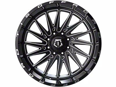 TIS 547B Gloss Black Milled 6-Lug Wheel; 20x10; -19mm Offset (07-14 Tahoe)