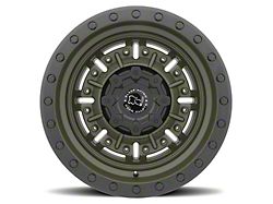 Black Rhino Abrams Olive Drab Green 6-Lug Wheel; 17x8.5; 0mm Offset (23-24 Canyon)