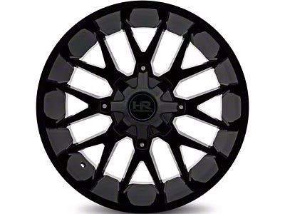 Hardrock Offroad Affliction Gloss Black 6-Lug Wheel; 20x9; 0mm Offset (15-20 F-150)