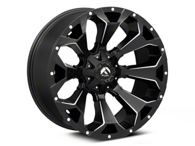 Fuel Wheels Assault Matte Black Milled 6-Lug Wheel; 24x11; -24mm Offset (15-20 Tahoe)