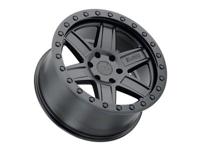 Black Rhino Attica Matte Black with Black Bolts 6-Lug Wheel; 18x9.5; 12mm Offset (21-24 Yukon)