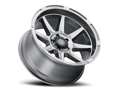 ICON Alloys Bandit Gunmetal 6-Lug Wheel; 20x10; -24mm Offset (2024 Ranger)