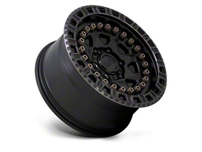 Black Rhino Carbine Matte Black with Machined Tinted Ring and Bronze Bolts 6-Lug Wheel; 18x9; -18mm Offset (23-24 Colorado)