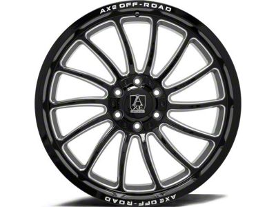 Axe Wheels Chronus Gloss Black Milled 6-Lug Wheel; 20x10; -19mm Offset (23-24 Canyon)