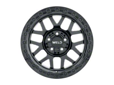 Weld Off-Road Cinch Gloss Black Milled 6-Lug Wheel; 17x10; -25mm Offset (23-24 Colorado)