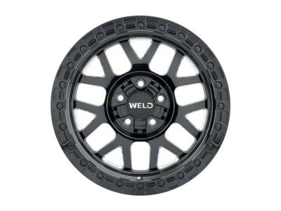 Weld Off-Road Cinch Gloss Black Milled 6-Lug Wheel; 17x10; -25mm Offset (15-20 Tahoe)