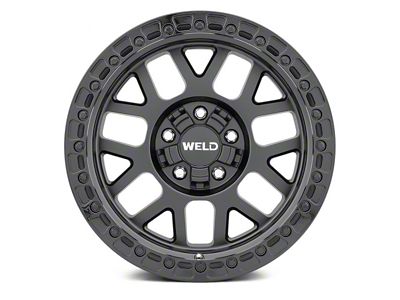 Weld Off-Road Cinch Satin Black 6-Lug Wheel; 17x10; -25mm Offset (23-24 Canyon)