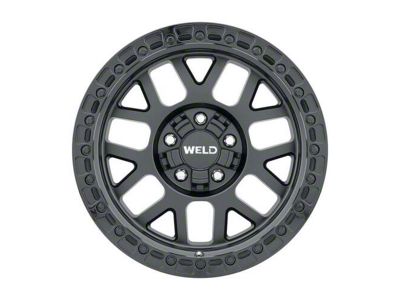 Weld Off-Road Cinch Satin Black 6-Lug Wheel; 17x9; 0mm Offset (23-24 Colorado)