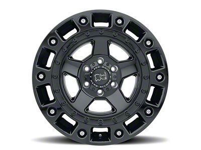 Black Rhino Cinco Gloss Black with Stainless Bolts 6-Lug Wheel; 18x9.5; -18mm Offset (07-14 Yukon)