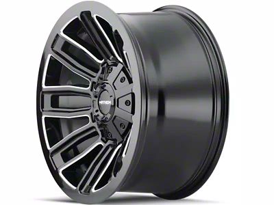 Mayhem Wheels Decoy Gloss Black Milled 6-Lug Wheel; 20x9; 0mm Offset (15-20 Yukon)