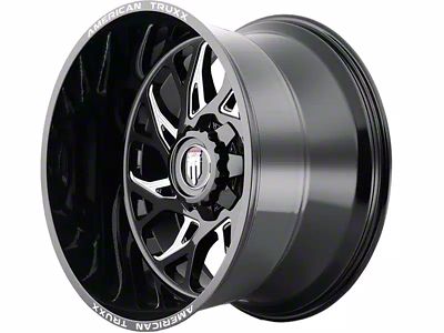 American Truxx Destiny Gloss Black Milled 6-Lug Wheel; 20x9; 0mm Offset (23-24 Canyon)