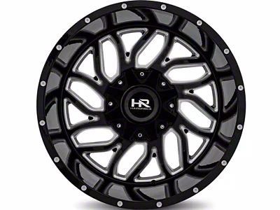 Hardrock Offroad Destroyer Gloss Black Milled 6-Lug Wheel; 20x10; -19mm Offset (19-24 RAM 1500)