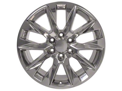 High Country Style Polished 6-Lug Wheel; 20x9; 28mm Offset (21-24 Tahoe)