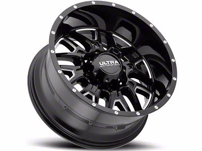 Ultra Wheels Hunter Gloss Black Milled 6-Lug Wheel; 20x9; 18mm Offset (15-20 Tahoe)