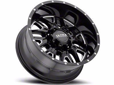 Ultra Wheels Hunter Gloss Black Milled 6-Lug Wheel; 20x9; 18mm Offset (2024 Ranger)