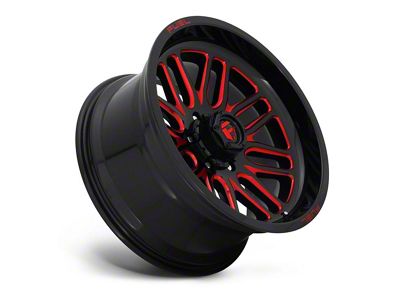 Fuel Wheels Ignite Gloss Black Red Tinted 6-Lug Wheel; 20x9; 19mm Offset (07-14 Yukon)