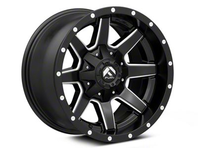 Fuel Wheels Maverick Matte Black Milled 6-Lug Wheel; 17x10; -24mm Offset (07-14 Tahoe)