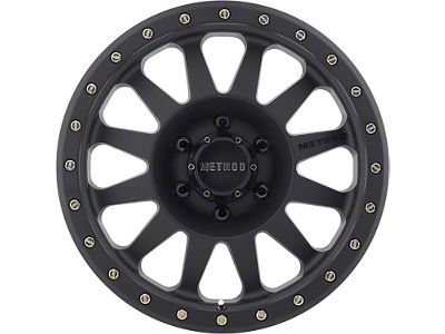Method Race Wheels MR304 Double Standard Matte Black 6-Lug Wheel; 17x8.5; 0mm Offset (21-24 Yukon)