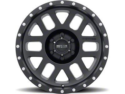 Method Race Wheels MR306 Mesh Matte Black 6-Lug Wheel; 18x9; -12mm Offset (21-24 Yukon)