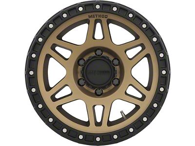 Method Race Wheels MR312 Bronze 6-Lug Wheel; 17x9; -12mm Offset (23-24 Canyon)