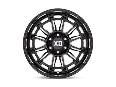 XD Phoenix Gloss Black Milled 6-Lug Wheel; 20x9; 18mm Offset (21-24 Yukon)