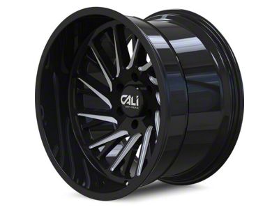 Cali Off-Road Purge Gloss Black Milled 6-Lug Wheel; 20x10; -25mm Offset (2024 Ranger)