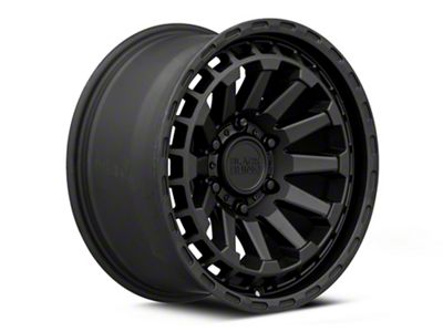 Black Rhino Raid Matte Black 6-Lug Wheel; 17x8.5; 0mm Offset (21-24 Tahoe)