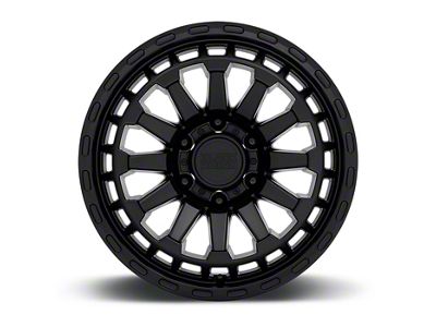 Black Rhino Raid Matte Black 6-Lug Wheel; 18x9.5; 12mm Offset (2024 Ranger)