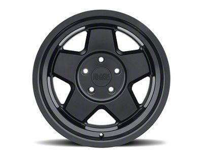 Black Rhino Realm Matte Black 6-Lug Wheel; 17x9.5; 0mm Offset (21-24 Yukon)