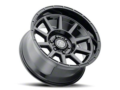 ICON Alloys Recoil Gloss Black 6-Lug Wheel; 20x10; -24mm Offset (23-24 Colorado)