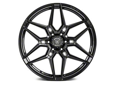 Rohana Wheels RFV2 Gloss Graphite 6-Lug Wheel; 22x9.5; 0mm Offset (99-06 Silverado 1500)