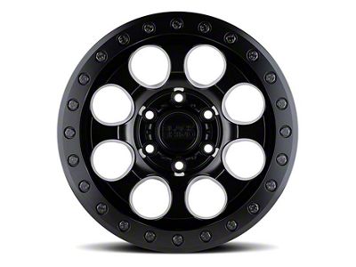Black Rhino Riot Matte Black 6-Lug Wheel; 17x9; 12mm Offset (21-24 Tahoe)