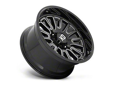 XD Rover Gloss Black Milled 6-Lug Wheel; 20x9; 18mm Offset (2024 Ranger)