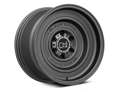 Black Rhino Solid Matte Gunblack 6-Lug Wheel; 17x9.5; -12mm Offset (23-24 Canyon)