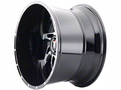 American Truxx Spyder Gloss Black Machined 6-Lug Wheel; 20x10; -24mm Offset (23-24 Canyon)