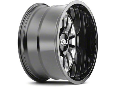 Cali Off-Road Summit Gloss Black Milled 6-Lug Wheel; 20x12; -51mm Offset (15-20 Tahoe)
