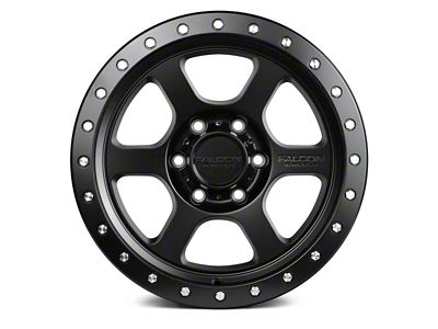 Falcon Wheels T1 Series Full Matte Black 6-Lug Wheel; 18x9; 0mm Offset (21-24 Tahoe)