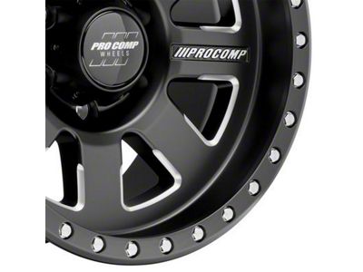 Pro Comp Wheels Trilogy Pro Satin Black 6-Lug Wheel; 17x9; -6mm Offset (07-14 Tahoe)