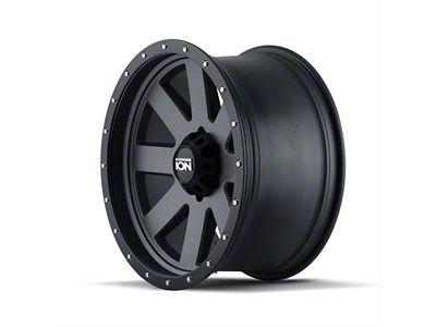 ION Wheels TYPE 134 Matte Gunmetal Beadlock 6-Lug Wheel; 17x8.5; -6mm Offset (07-14 Yukon)