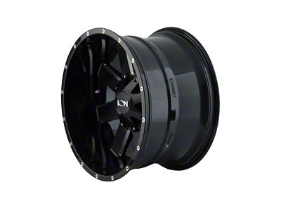 ION Wheels TYPE 141 Gloss Black Milled 6-Lug Wheel; 17x9; 18mm Offset (07-14 Tahoe)