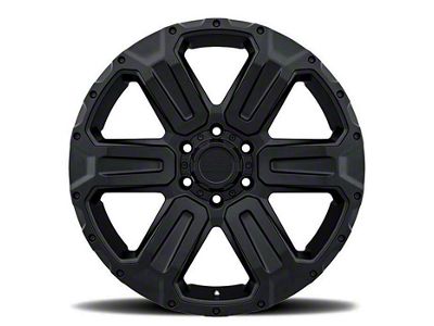 Black Rhino Wanaka Matte Black 6-Lug Wheel; 17x8.5; 12mm Offset (15-20 Tahoe)