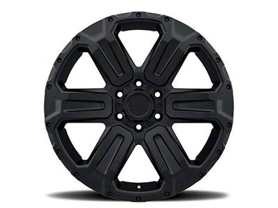 Black Rhino Wanaka Matte Black 6-Lug Wheel; 17x8.5; 12mm Offset (21-24 Tahoe)