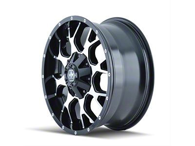 Mayhem Wheels Warrior Black Machined 6-Lug Wheel; 20x10; -25mm Offset (07-14 Yukon)